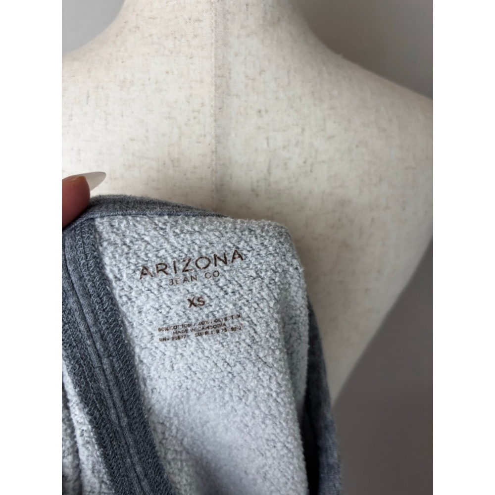 Arizona Jean Co. Gray Cropped Sweatshirt XS Newport crewneck casual preppy - Picture 4 of 4